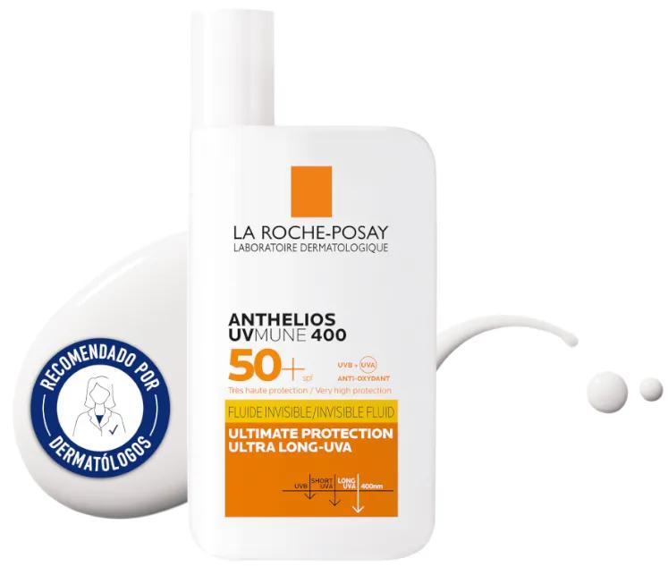 Anthelios Shaka SPF50 + Gezichtsvloeistof Zonder Parfum 50ml La Roche Posay