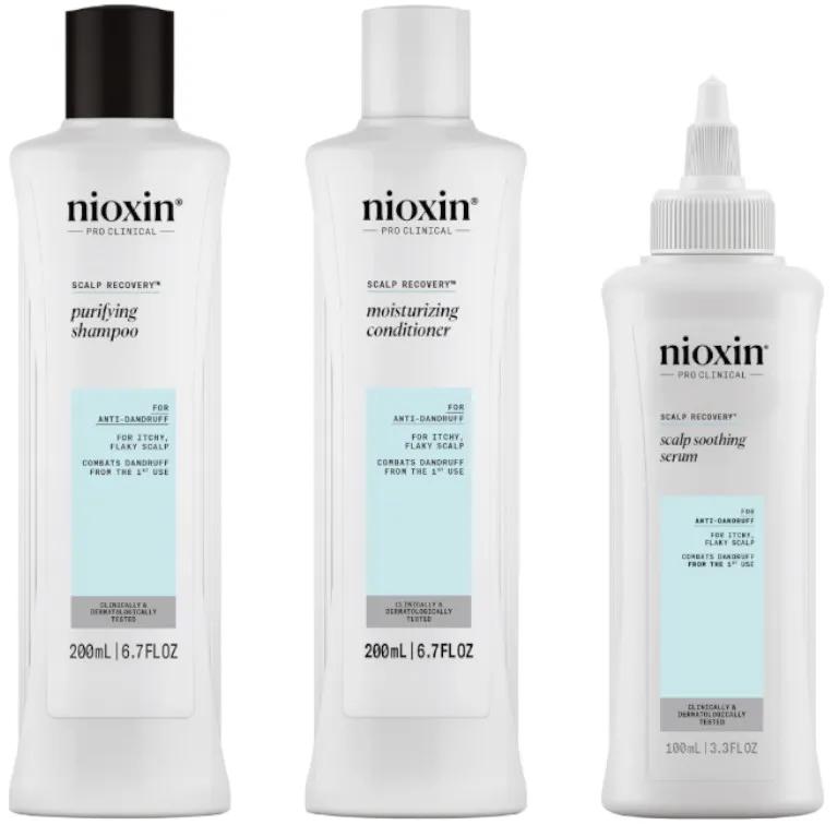 Nioxin Scalp Recovery Anti-roos Shampoo 200 ml + Conditioner 200 ml + Behandeling 100 ml