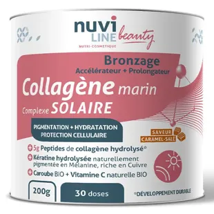Nuviline Marine Collagen Tanning + Hydrolyzed Keratin - barattolo da 200 g