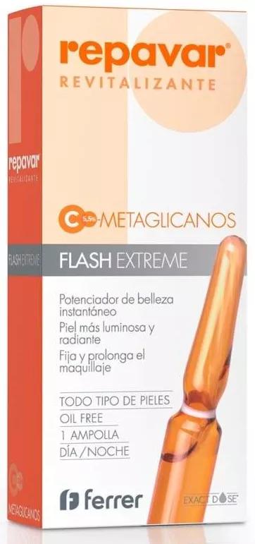 Repavar Flash Extreme revitalisierende Metaglycan-Ampullen 1 Einheit