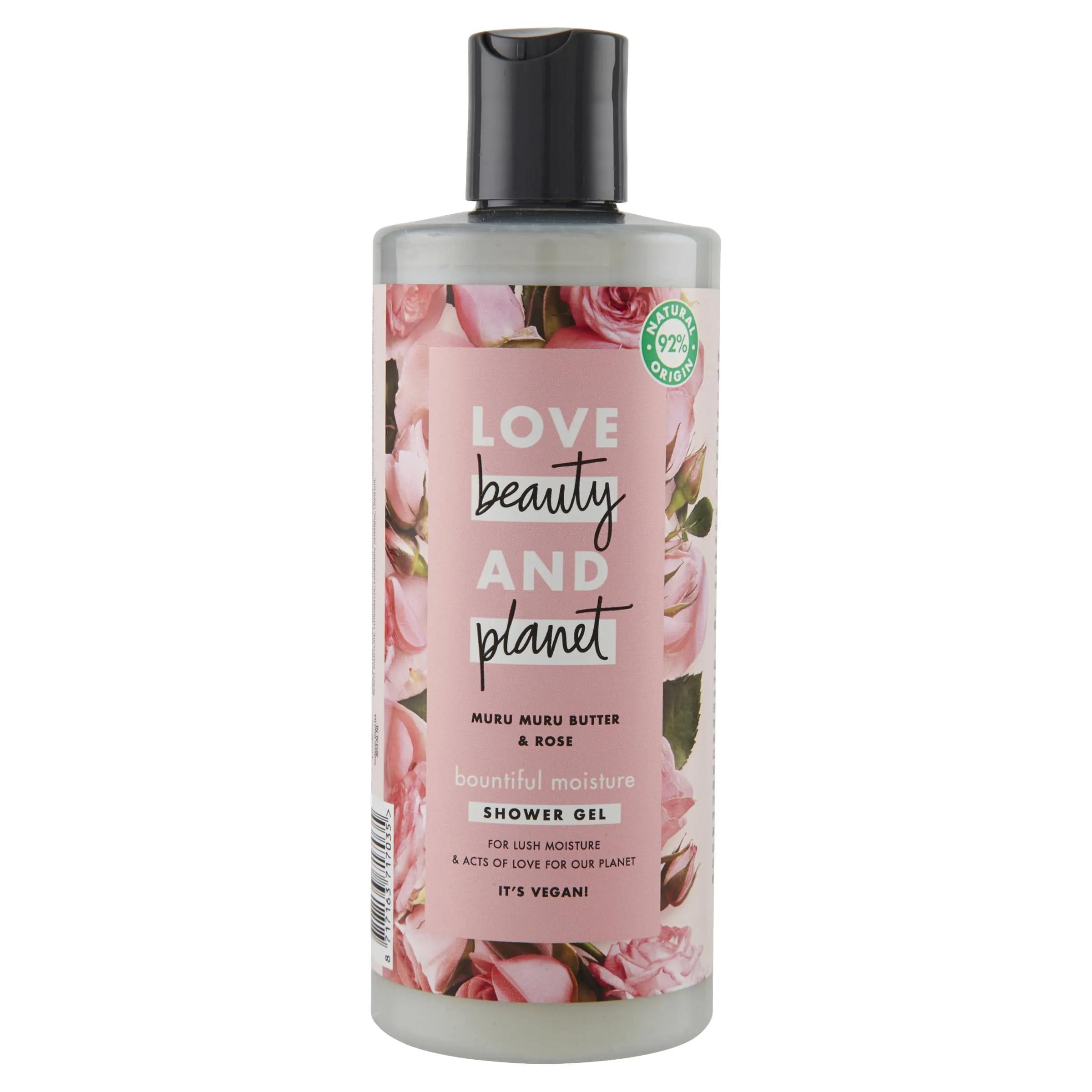 Love Beauty and Planet Burro di Murumuru e Fiore di Rosa Gel Doccia Per Pelle Secca 500 ml