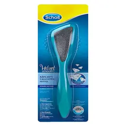 Scholl Velvet Smooth Râpe Pieds Manuelle Anti-Callosités