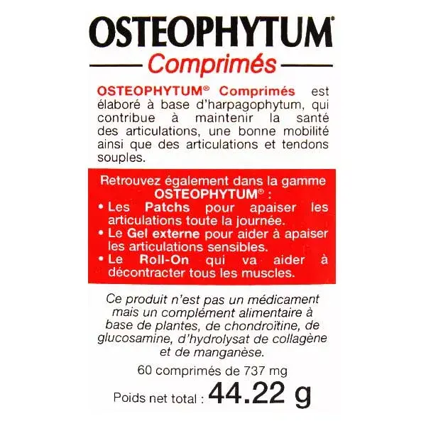 Les 3 Chênes Osteophytum 60 comprimidos