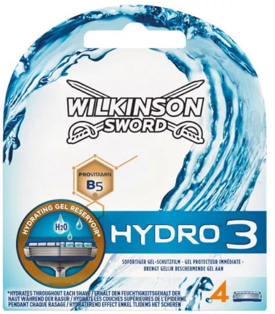 Wilkinson Sword Hydro 3 Recambios 4 uds