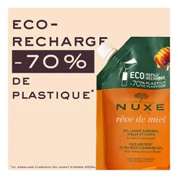 Nuxe Rêve de Miel Éco-Recharge Gel Lavant Surgras Visage et Corps 400ml