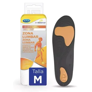 Scholl Plantillas In-Balance Alivio del Dolor Lumbar 1 Par (Talla 40-42)