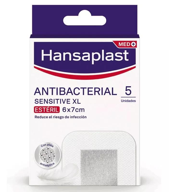 Hansaplast Sensitive Anti-bacteriano XL 5 Unidades