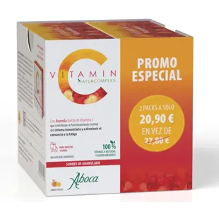 Aboca Vitamin C Naturcomplex Pack 2x20 Sachets 5 gr