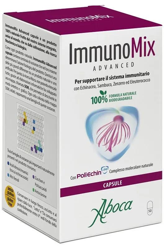 Immunomix Advanced Aboca Integratore per le Difese Immunitarie 50 Capsule