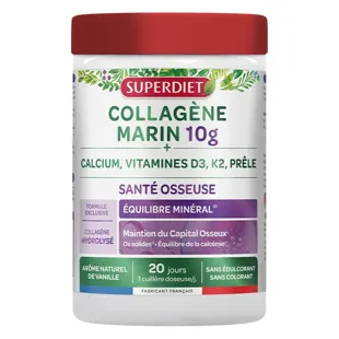 Superdiet - Collagene marino - Salute delle ossa ed equilibrio minerale - 240 g