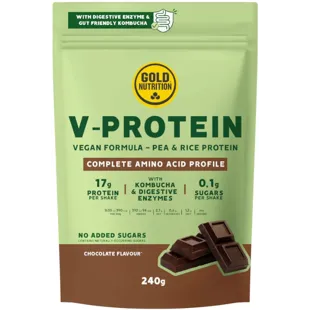 GoldNutrition Vegane Proteinschokolade 240 gr