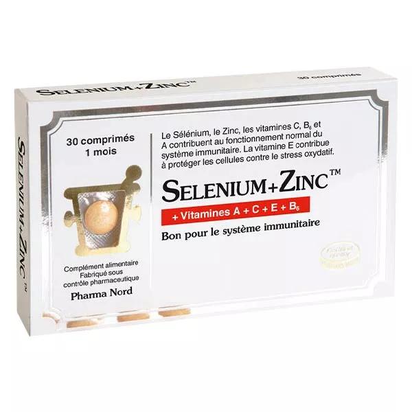 Selenio + Zinc caja de 30 comprimidos