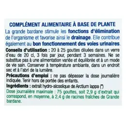 Ladrôme Extrait de Plante Fraîche Grande Bardane Bio 50ml