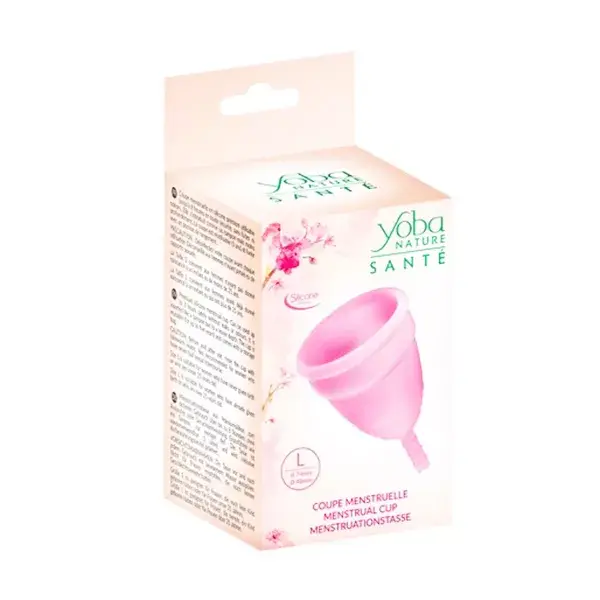 Yoba Silicon Pink Menstural Cup Size L