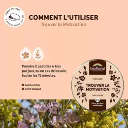 Biofloral Trouver La Motivation Pastilles Bio Pastilles Emotion 50 Gr