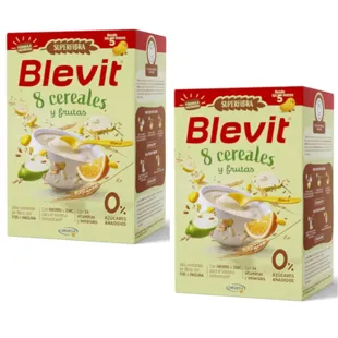 Blevit Superfibre Porridge 8 Cereals and Fruit +5m 2x500 gr