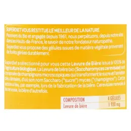 Superdiet Levure de Bière Bio 100 gélules