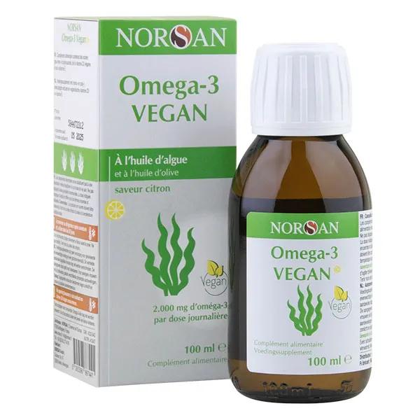 Norsan Omega-3 Vegan 2000mg Huile d'Algue 100ml