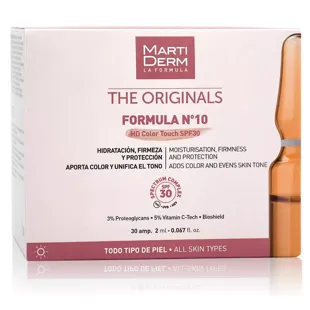 Martiderm The Originals Formula N10 HD Color Touch SPF30 30 ampoules