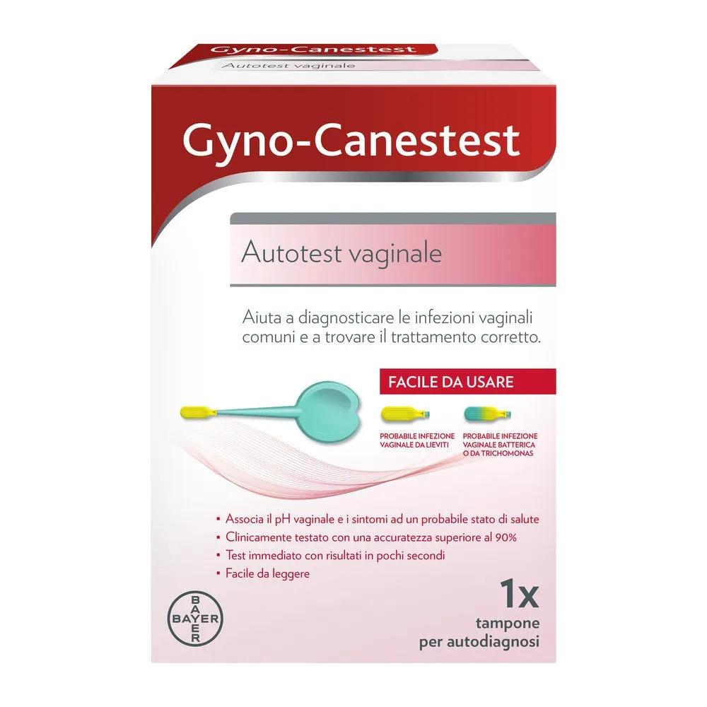 Gyno-Canestest Autotest Vaginale Diagnosi Infezioni Vaginali, Candida, Vaginosi Batterica, 1 Tampone