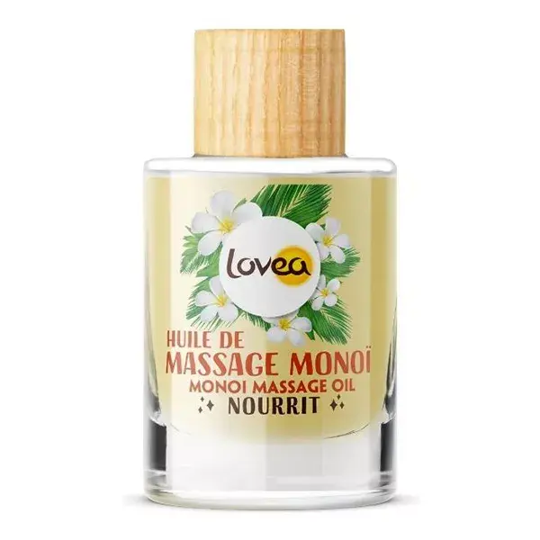 Lovea - Huile De Massage Multi-Usages - Monoï - Tous Types De Peaux 50ml