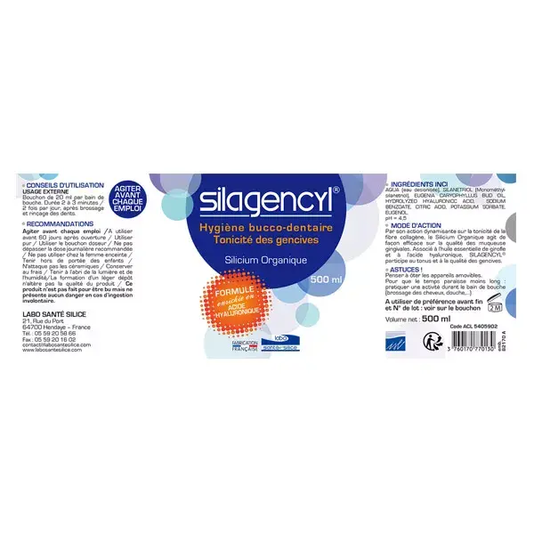Santé Silice Silagencyl Oral Hygiene 500ml