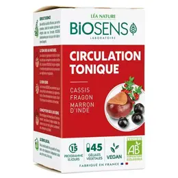 Biosens Circulation Tonique Bio 45 gélules végétales