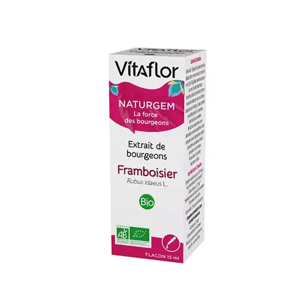 Vitaflor Extrait de Bourgeons Bio Framboisier 15ml