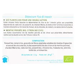 Nutrigée Infusion Détox 10 Plantes Bio 30 sachets