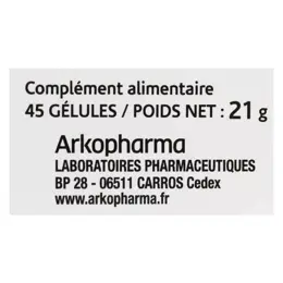 Arkopharma Arkogélules Chardon Marie Bio 45 gélules