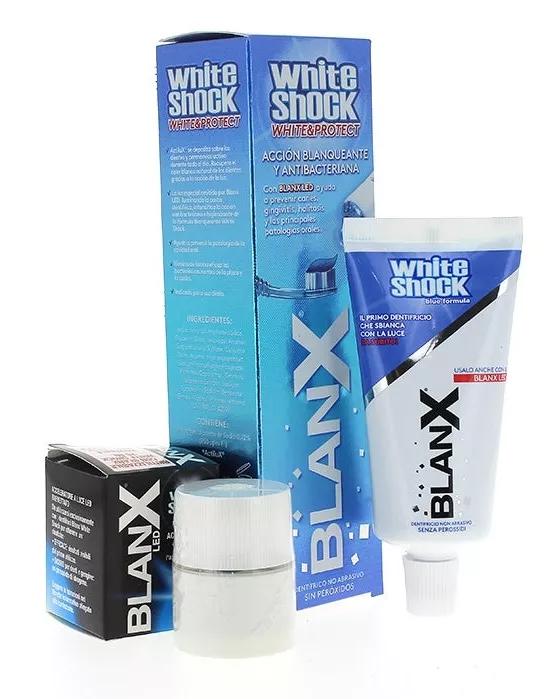 Ziverel Blanx White Shock Pasta de Dientes Blanco Instantaneo Antibacteriana 50 ml