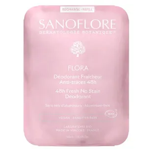Ricarica deodorante Sanoflore Flora 48h 50 ml