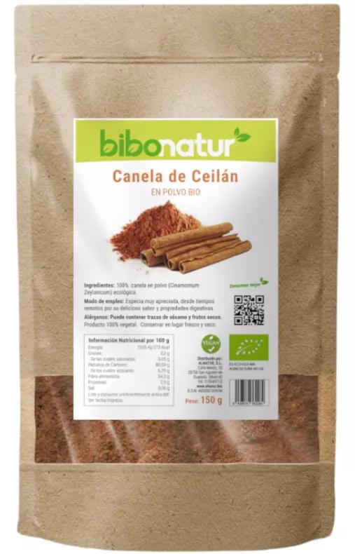 Bibonatur Canela de Ceilán en Polvo Bio 150 gr