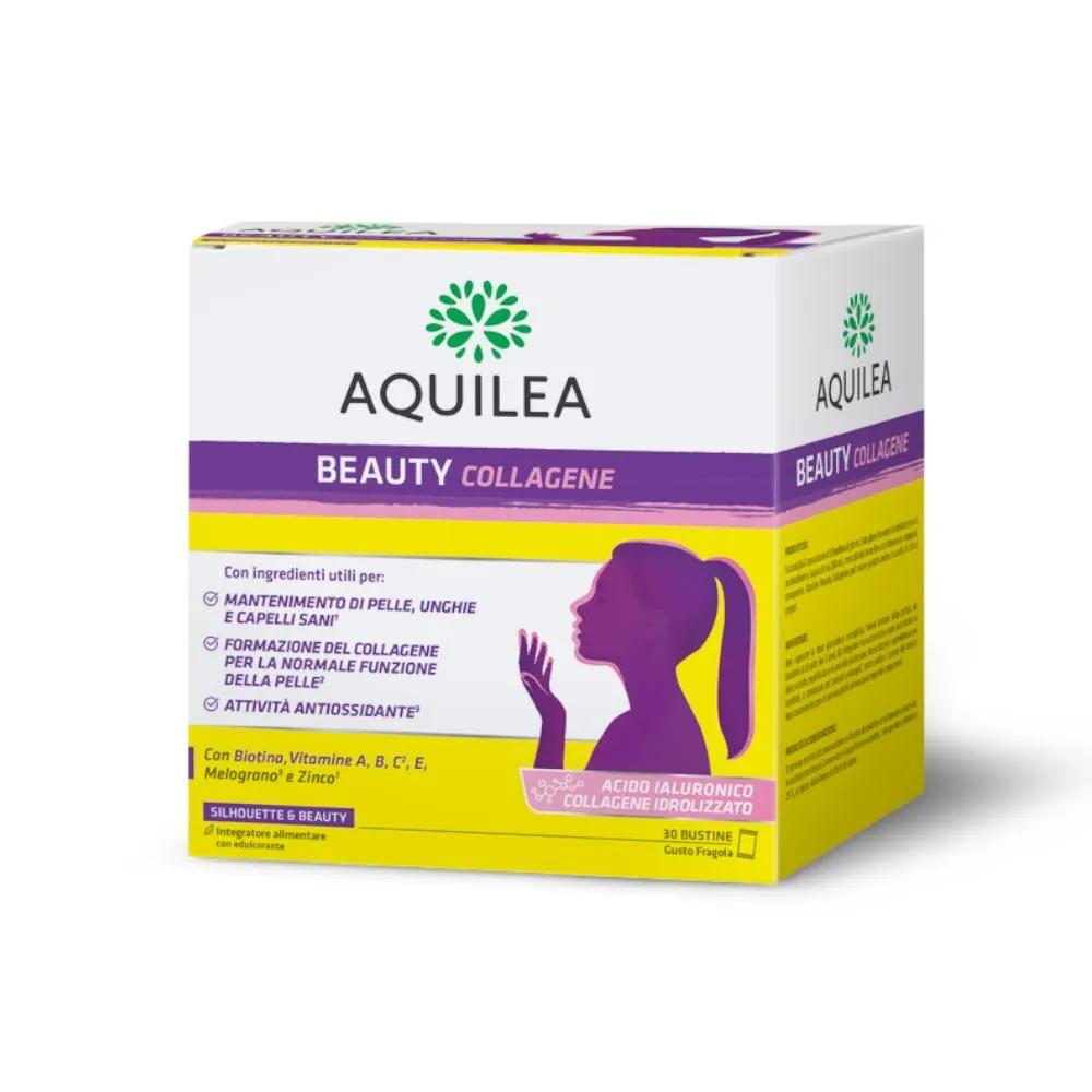 Aquilea Beauty Collagene Integratore Per Unghie, Pelle e Capelli Sani 30 Bustine