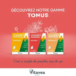 Vitavea Vitamine C + Ginseng Tonus Fatigue 24 comprimés à croquer