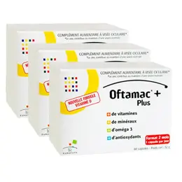 Oftamac Plus Lot de 3 X 60 capsules