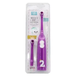 Brosse à Dents Electrique Enfant avec Recharge Violet