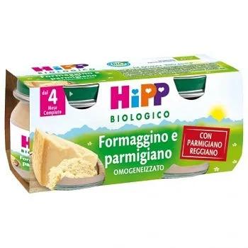 Hipp Biologico Omogeneizzato Formaggino e Parmiggiano 2 x 80 g