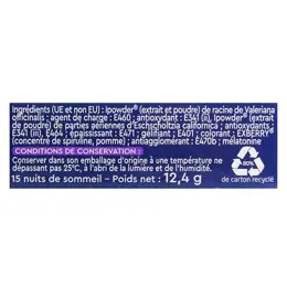 Euphytose Nuit Sommeil Mélatonine 1,9 mg Libération Prolongée 15 comprimés