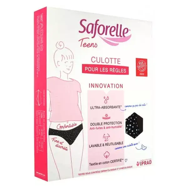 Saforelle Teens Ultra Absorbent Panty for Menstruation Waist 14 years old