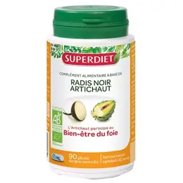 Superdiet Radis Noir Artichaut Bio 90 gélules