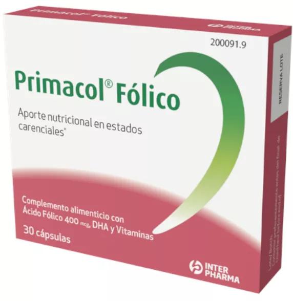 Primacol Folic 30 Gélules