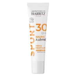 Laboratoires de Biarritz Soins Solaires Sport Baume à Lèvres SPF30 Bio 15ml