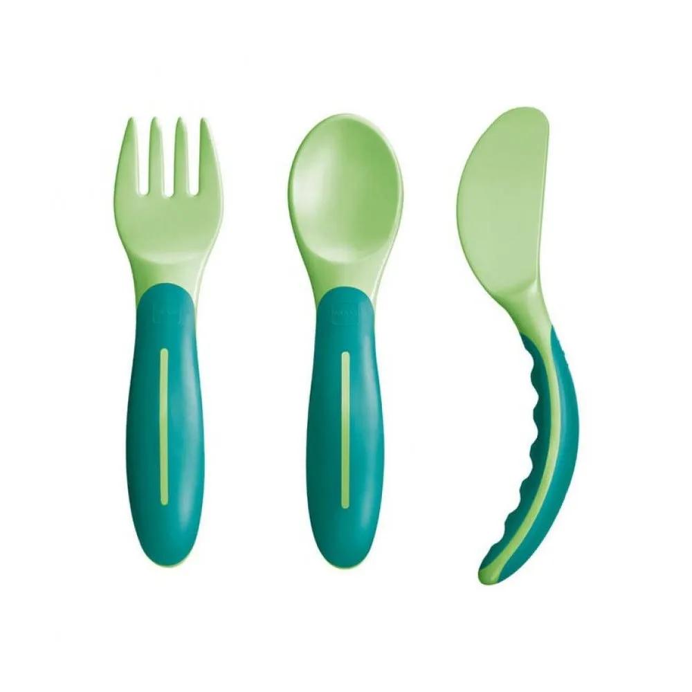 Mam Baby's Cutlery Posate Neutro 6+ Mesi 1 Kit