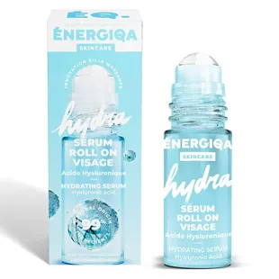 Siero Energiqa Hydra Roll-On - Idratante e rimpolpante - Acido ialuronico - 30 ml
