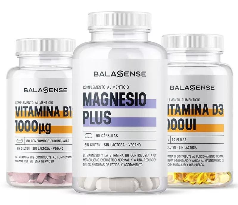 Balasense Magnesio Plus + Vitamina D3 + Vitamina B12