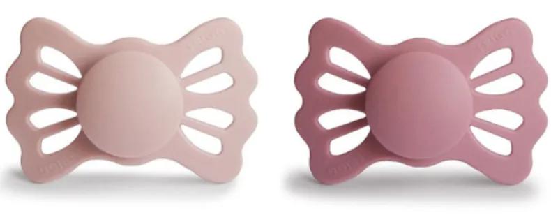 Sucettes en silicone Frigg Lucky Blush/Cedar +6m 2 unités