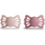 Sucettes en silicone Frigg Lucky Blush/Cedar +6m 2 unités