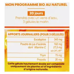 Biosens Immunité Propolis Bio 60 gélules