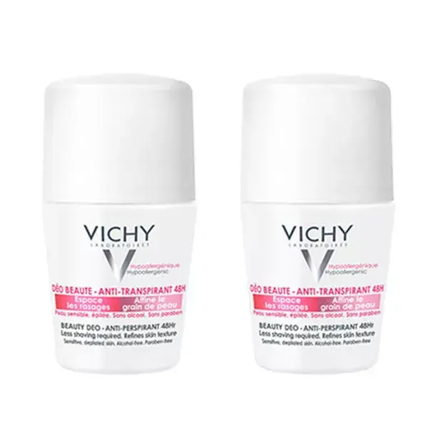 Sfera di Vichy deodorante anti-traspirante 48h Anti ricrescita sacco di 2 x 50ml